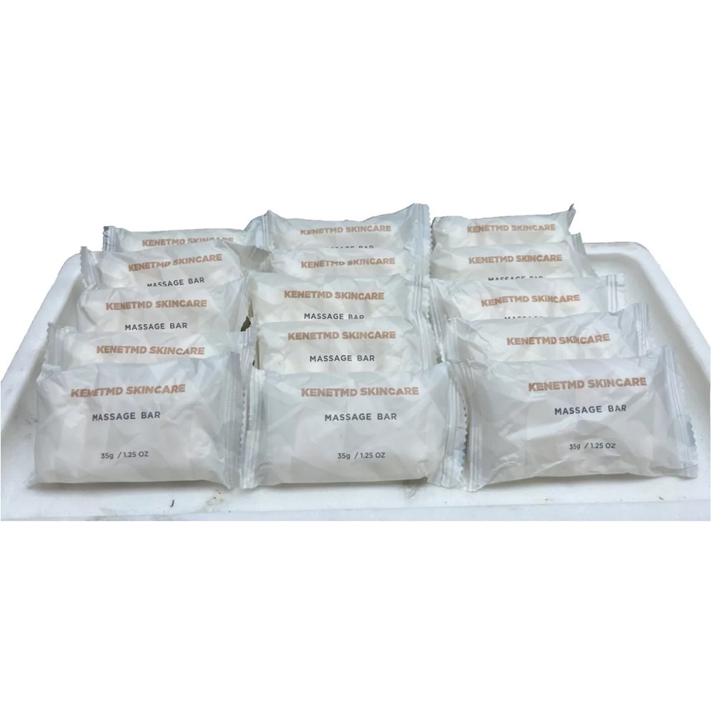 KenetMD Skincare Massage Bar 1.25 oz Set of 15 - Nourishing and Soothing